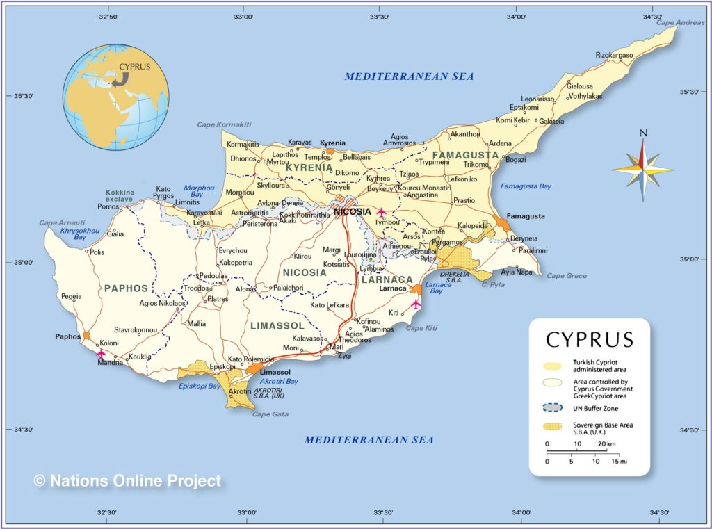 A project consisting of eight apartments in Cyprus, in the city of Larnaca, is being offered